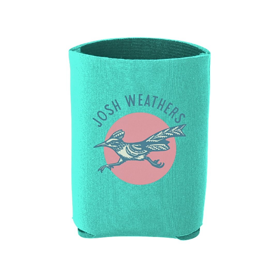 Teal Roadrunner Koozie